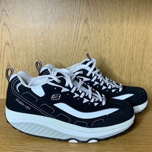 Skechers Shape Ups Black and White